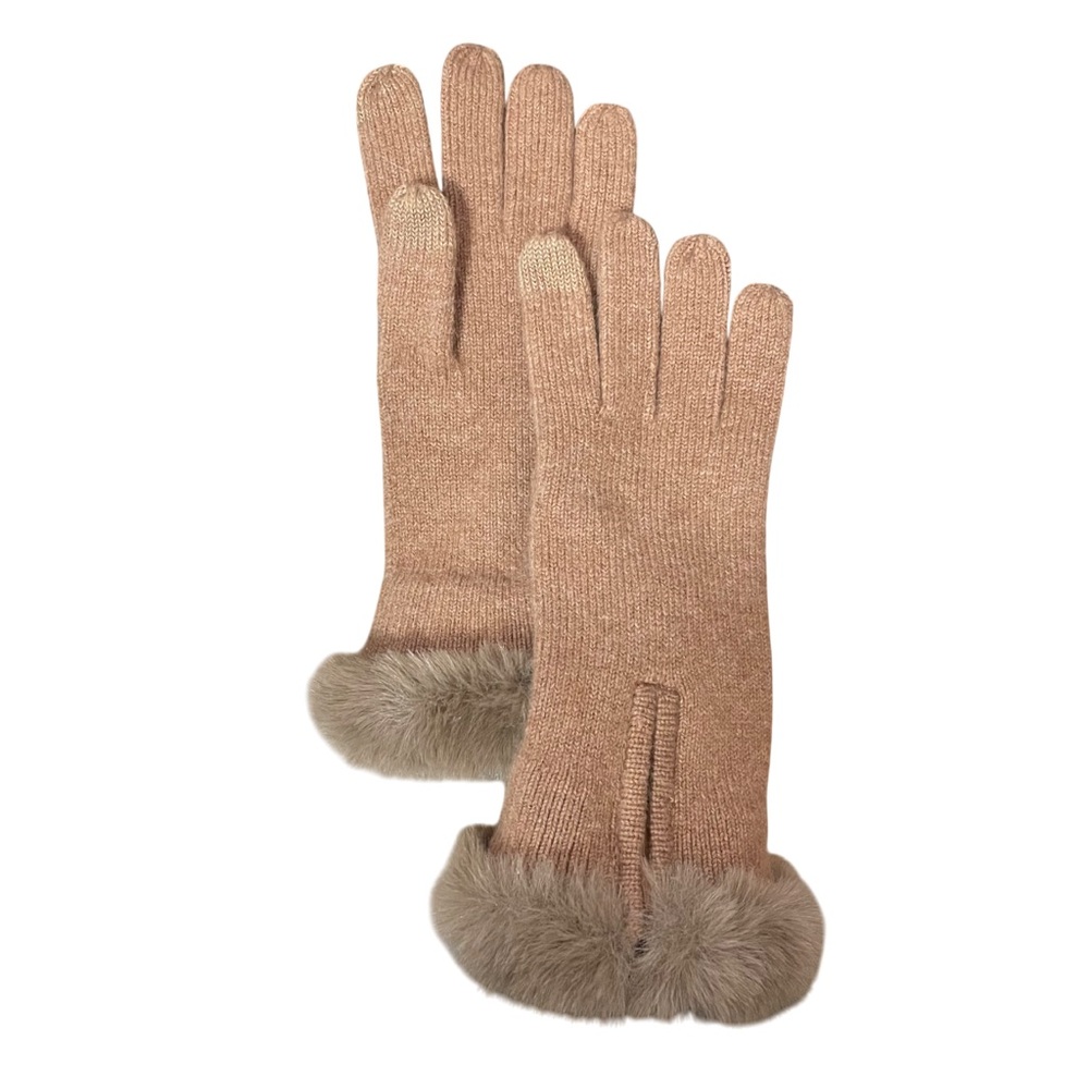 ECHO - Wool & Cashmere Zip Gloves